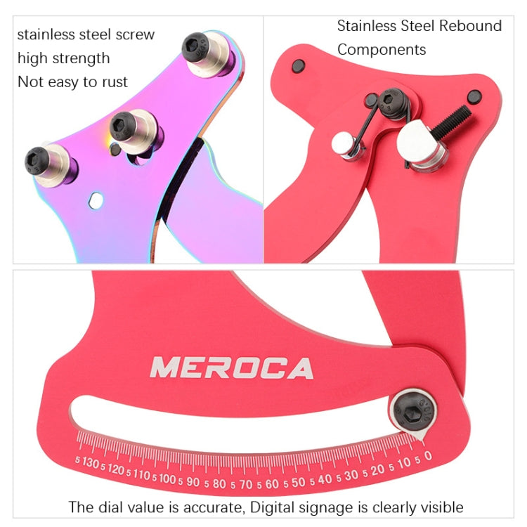 MEROCA Bicycle Ring Calibration Tool Spoke Tension Tube Wheel Set Steel Wire, Color: Colorful+Wrench - Maintenance tools by MEROCA | Online Shopping South Africa | PMc TechLife | Buy Now Pay Later Mobicred