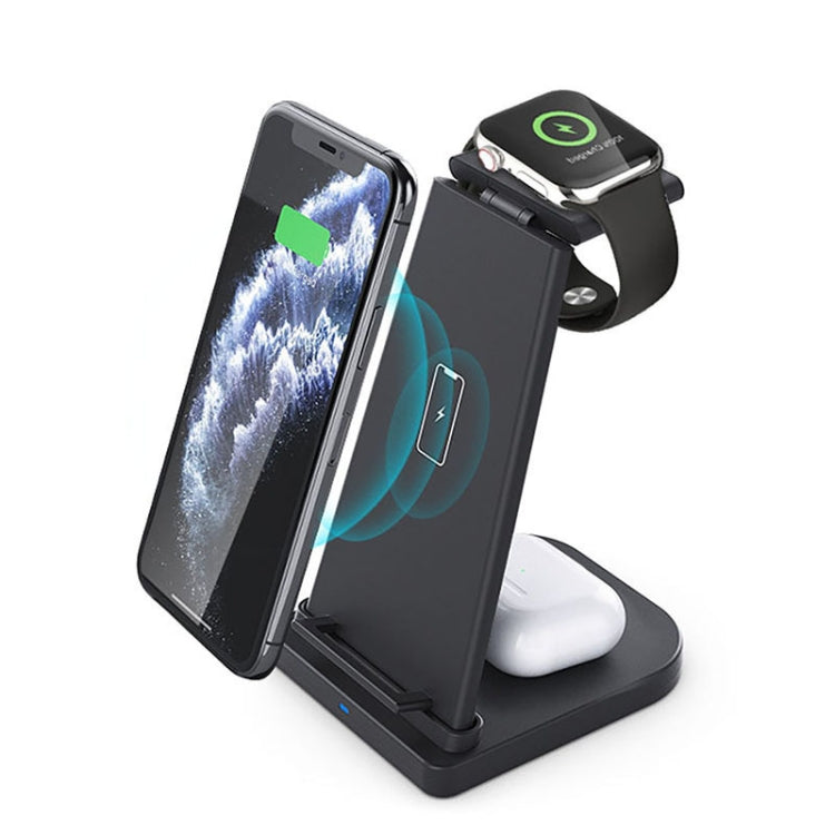 QGeeM QG-WC05 3 In 1 Portable Detachable Wireless Charger(Black) - free shipping - PMC Jewellery - Order now!