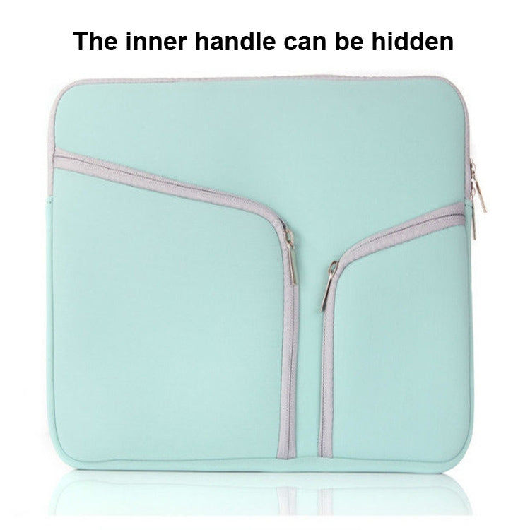 T228 Diving Material Computer Bag Multi-pocket Laptop Liner Bag, Size: 17 Inch(Mint Green) - 15.6 - 17 inch by PMC TechLife | Online Shopping South Africa | PMC TechLife | Buy Now Pay Later Mobicred