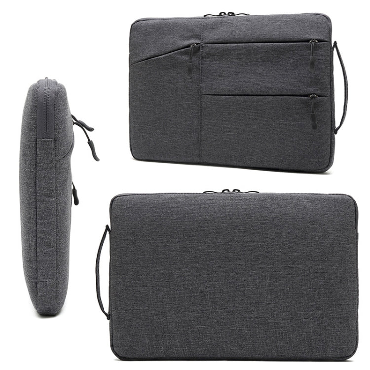 Zipper Type Polyester Business Laptop Liner Bag, Size: 11.6 Inch(Light Grey) - 10 - 11 inch by PMC TechLife | Online Shopping South Africa | PMC TechLife | Buy Now Pay Later Mobicred