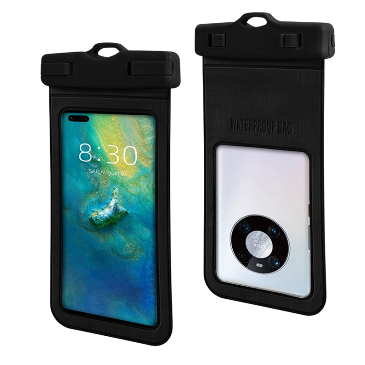2 PCS Drift Diving Swimming Mobile Phone Waterproof Case(Black) - Waterproof Bag by PMC TechLife | Online Shopping South Africa | PMC TechLife