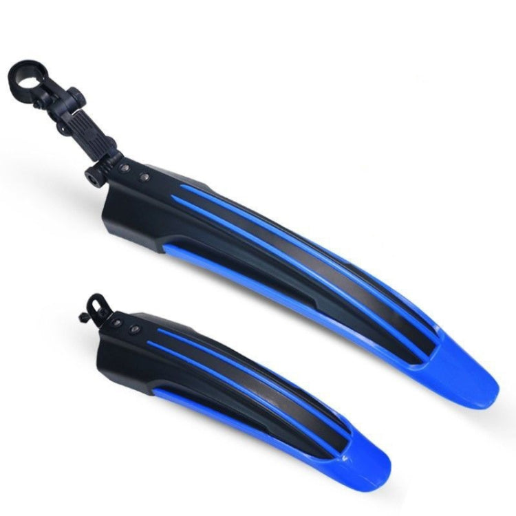1 Set  Dual Color Bicycle Mudguard Mountain Bike Fenders Set(Dark Blue) - Mudguards by PMc TechLife | Online Shopping South Africa | PMc TechLife | Buy Now Pay Later Mobicred