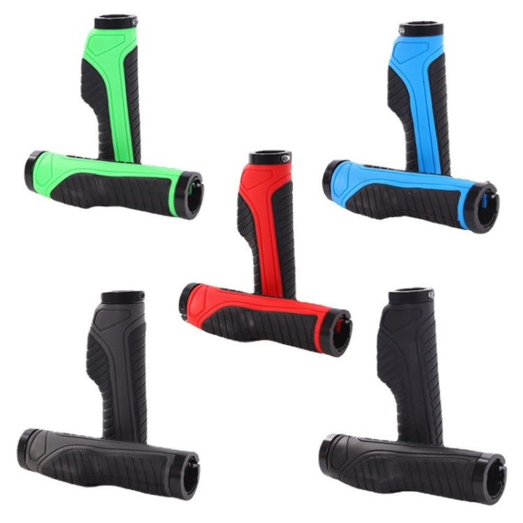 1 Pair Bicycle MTB Bike Handlebar Grips Rubber Anti-Slip Racing Bike Grip(Blue) - Bicycle Grips by PMC TechLife | Online Shopping South Africa | PMC TechLife | Buy Now Pay Later Mobicred