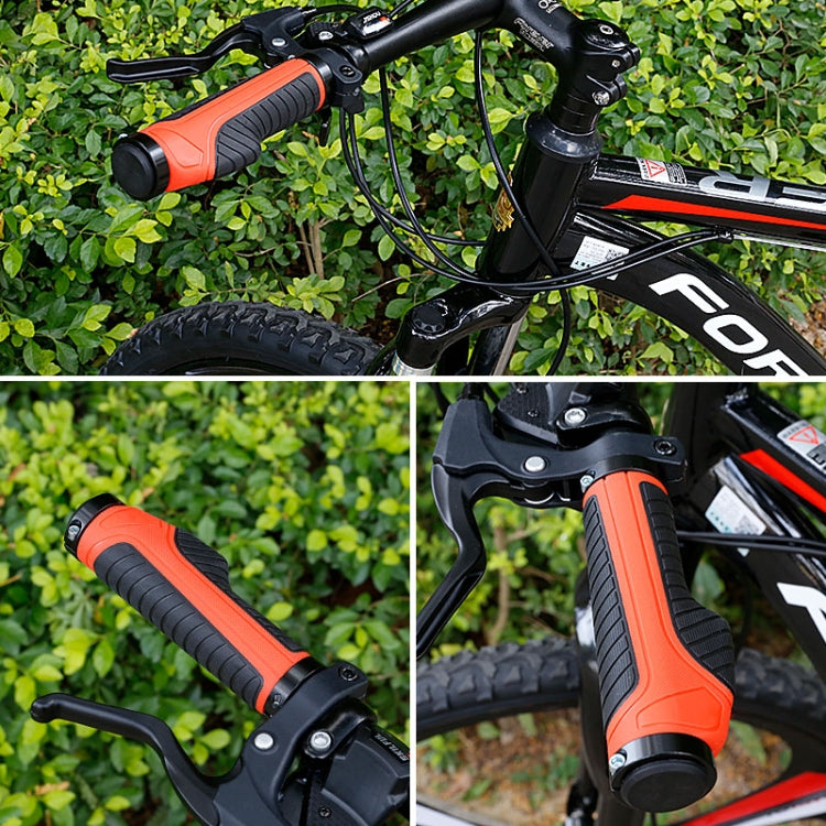 1 Pair Bicycle MTB Bike Handlebar Grips Rubber Anti-Slip Racing Bike Grip(Green) - Bicycle Grips by PMC TechLife | Online Shopping South Africa | PMC TechLife | Buy Now Pay Later Mobicred