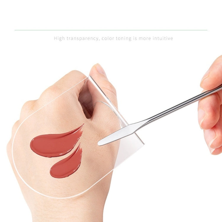 Acrylic Makeups Manicure Transparent Palette With Color Stick, Specification: Half-ring Plate+Stick - free shipping - PMC Jewellery - Order now!
