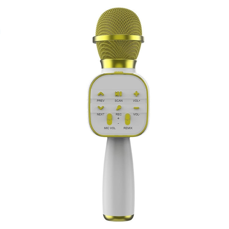 DS813 Live Wireless Bluetooth Microphone(Yellow) - Microphone by PMC TechLife | Online Shopping South Africa | PMC TechLife | Buy Now Pay Later Mobicred