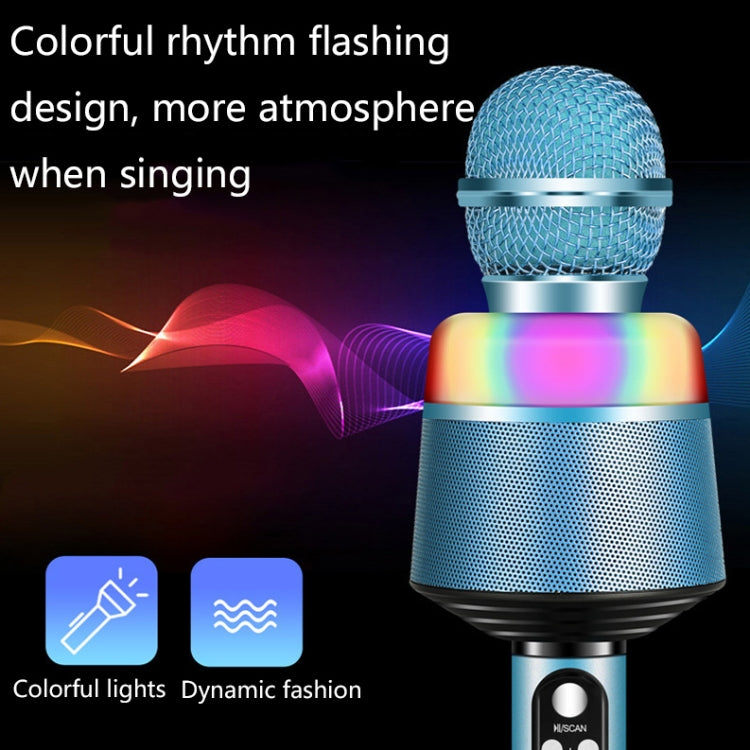 Q008 Wireless Bluetooth Live Microphone(Blue) - Microphone by PMC TechLife | Online Shopping South Africa | PMC TechLife | Buy Now Pay Later Mobicred