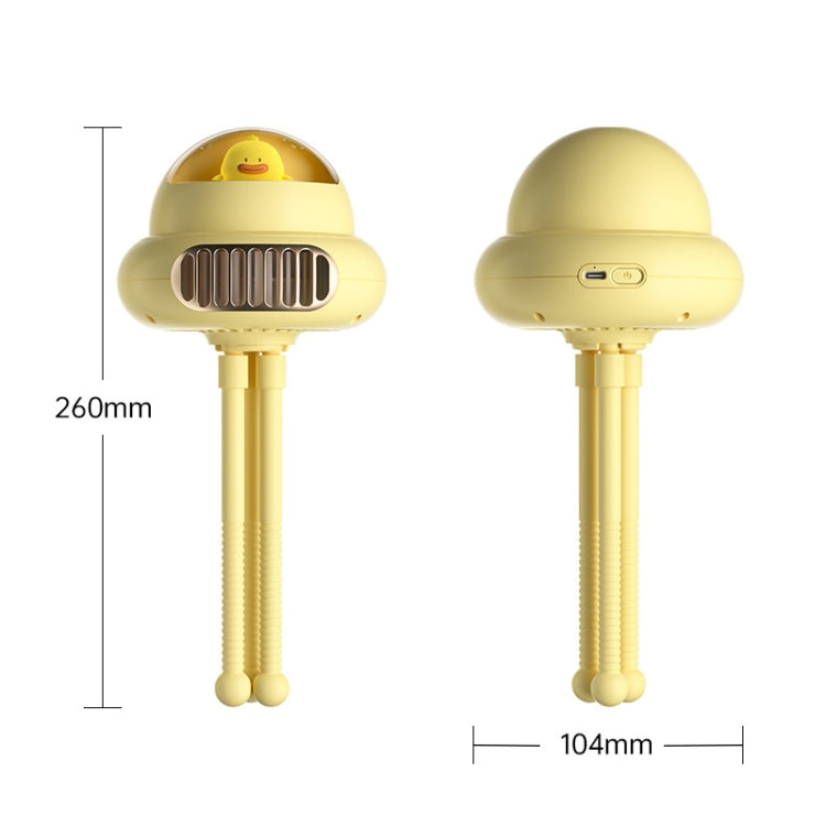 Stroller Portable Multi-Function Silent Octopus Bladeless Fan(White) - Electric Fans by PMC TechLife | Online Shopping South Africa | PMC TechLife | Buy Now Pay Later Mobicred