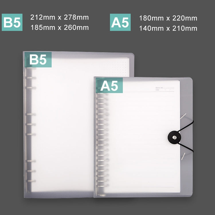 Transparent Matte PP Soft Shell Cover Hand Accountive Page, Style: A5 Point Array Core - Notebooks by PMc TechLife | Online Shopping South Africa | PMc TechLife | Buy Now Pay Later Mobicred