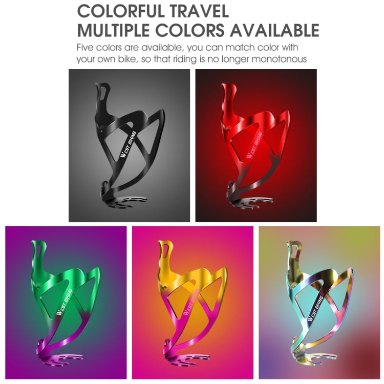 WEST BIKING Bicycle Aluminum Beverage Bottle Holder, Colour: Colorful - Holders by WEST BIKING | Online Shopping South Africa | PMC TechLife | Buy Now Pay Later Mobicred