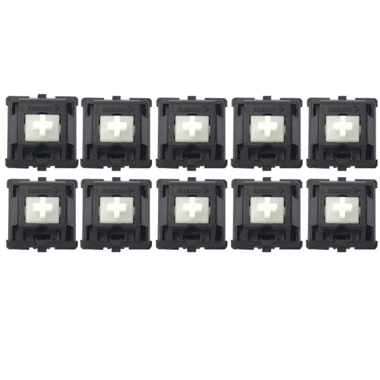 10PCS Cherry Shaft MX Switch Linear Keyboard Shaft, Color: White Shaft - Other by PMC TechLife | Online Shopping South Africa | PMC TechLife | Buy Now Pay Later Mobicred