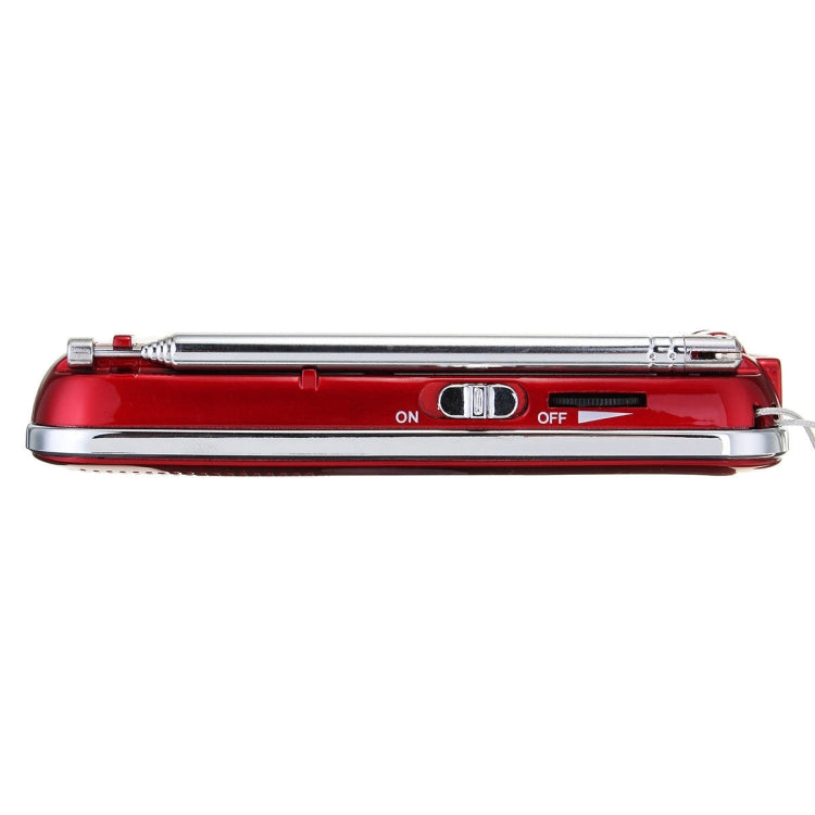 L-218AM  MP3 Radio Speaker Player Support TF Card USB with LED Flashlight Function(Red) - Radio Player by PMC TechLife | Online Shopping South Africa | PMC TechLife | Buy Now Pay Later Mobicred