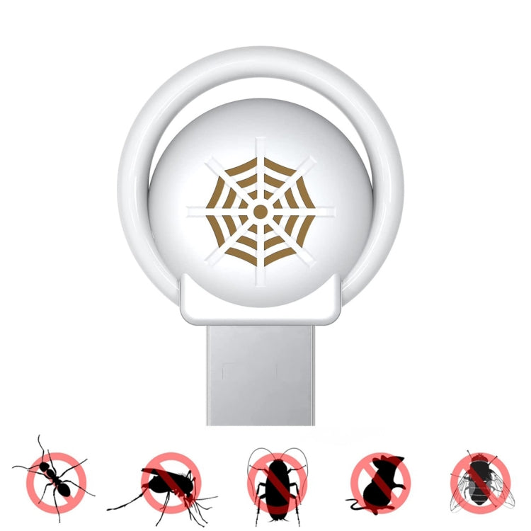USB Car Mouse Repellent Ultrasonic Mosquito Insect Repellent With Atmosphere Light( White) - Outdoor Insect Repellent by PMC TechLife | Online Shopping South Africa | PMC TechLife | Buy Now Pay Later Mobicred