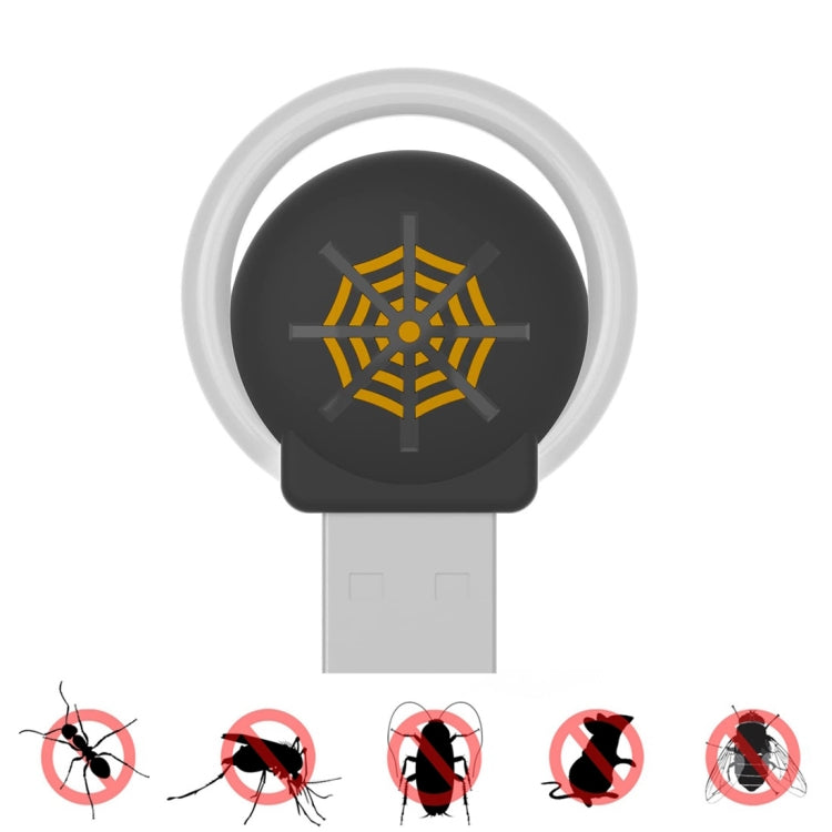 USB Car Mouse Repellent Ultrasonic Mosquito Insect Repellent With Atmosphere Light(Black) - Outdoor Insect Repellent by PMC TechLife | Online Shopping South Africa | PMC TechLife | Buy Now Pay Later Mobicred
