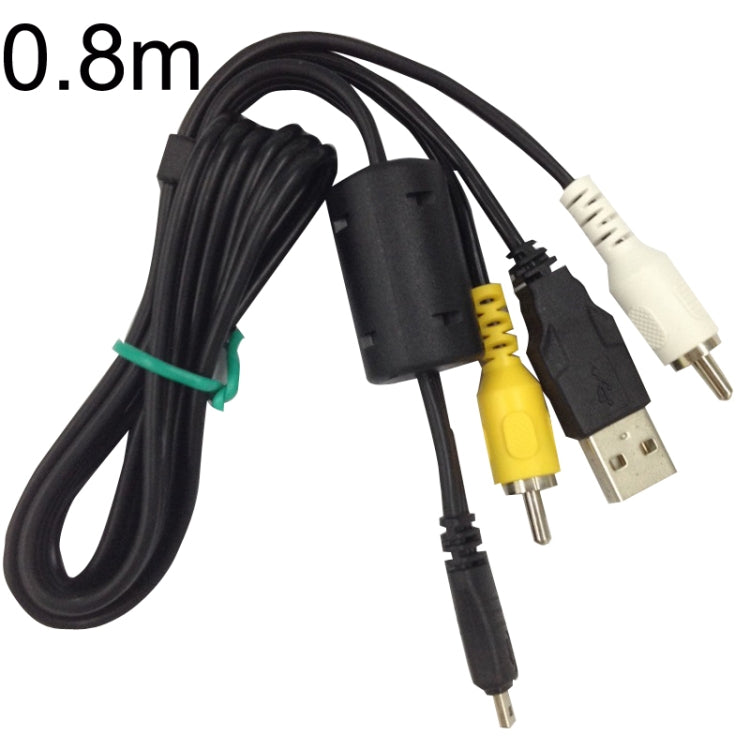20 PCS 8Pin SLR Camera Cable USB Data Cable For Nikon UC-E6, Length: 0.8m With AV -  by PMC TechLife | Online Shopping South Africa | PMC TechLife | Buy Now Pay Later Mobicred