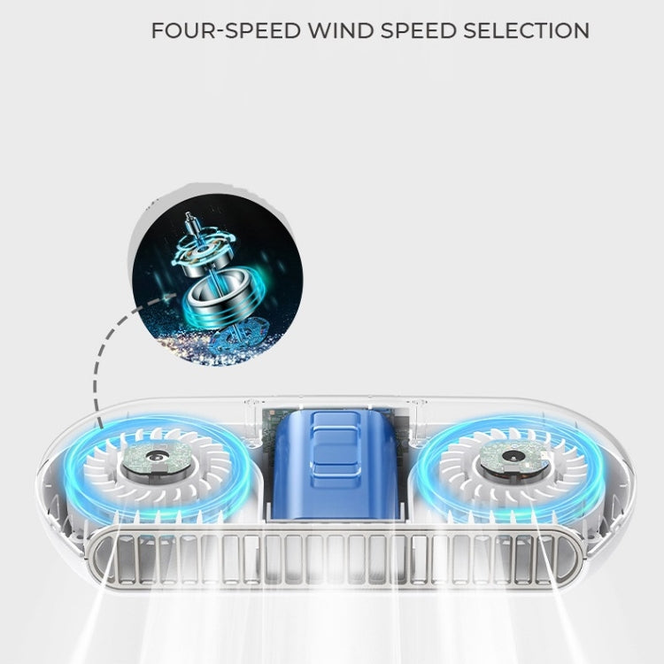 Handheld Mini USB Charging Desktop Portable Stroller Octopus Fan(White) - Electric Fans by PMC TechLife | Online Shopping South Africa | PMC TechLife | Buy Now Pay Later Mobicred