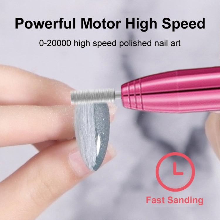 Aluminum Alloy Nail Grinding Machine USB Electric Nail Polish Remover(Gold) - free shipping - PMC Jewellery - Order now!