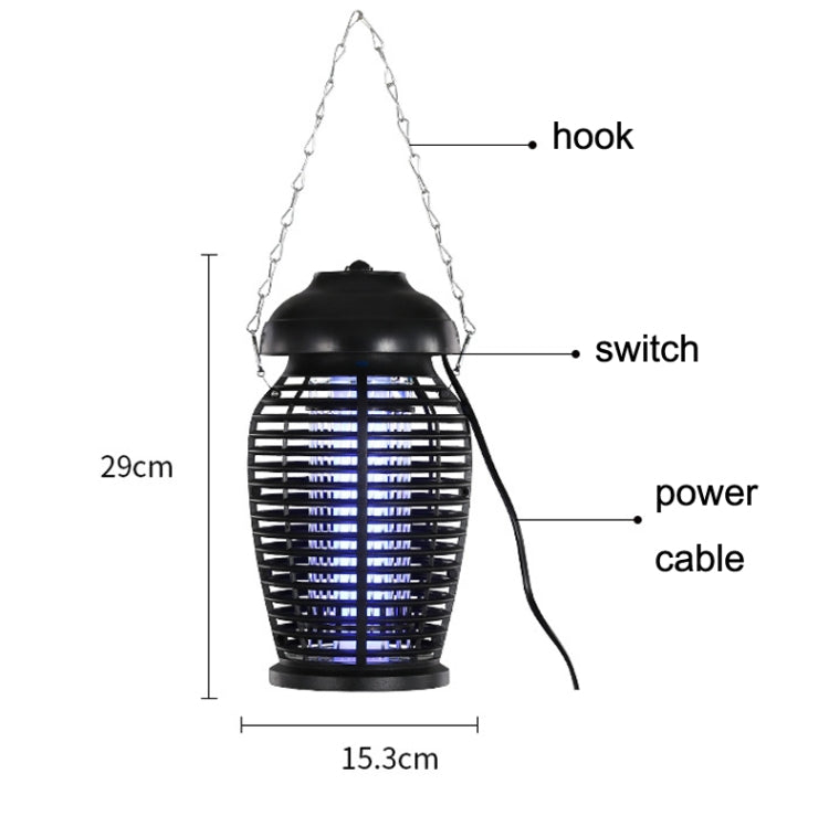 Outdoor Waterproof Mosquito Repellent Restaurant Hotel Fly Flyer Catcher, Plug Specification: US Plug(Black) - Repellents by PMC TechLife | Online Shopping South Africa | PMC TechLife | Buy Now Pay Later Mobicred