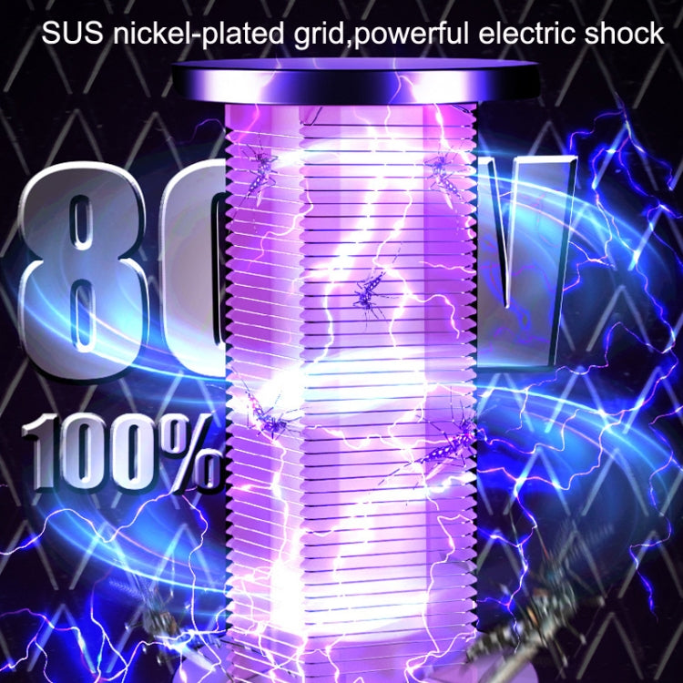 Household Photocatalyst Mosquito Killer Interior USB Mute Shock Mosquito Lamp(Gemstone Blue) - Repellents by PMC TechLife | Online Shopping South Africa | PMC TechLife | Buy Now Pay Later Mobicred