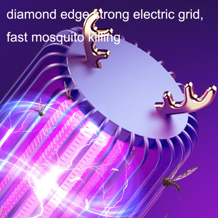 Household Photocatalyst Mosquito Killer Interior USB Mute Shock Mosquito Lamp(Gemstone Blue) - Repellents by PMC TechLife | Online Shopping South Africa | PMC TechLife | Buy Now Pay Later Mobicred