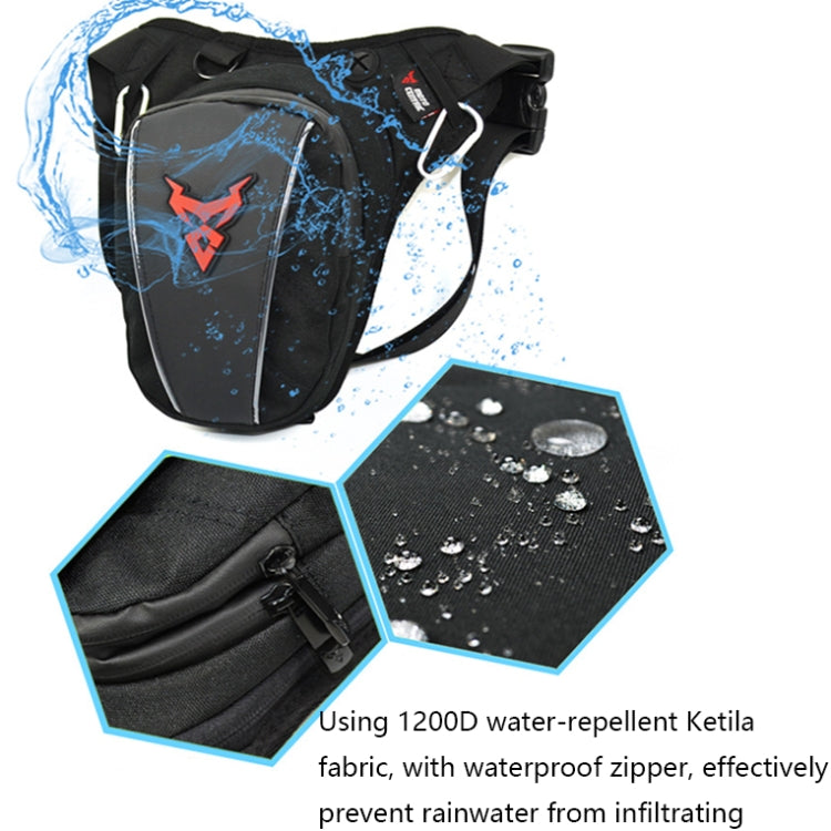 MOTOCENTRIC 11-MC-0105 Motorcycle Riding Leg Bag Waist Bag(Blue) - free shipping - PMC TechLife - Order now!