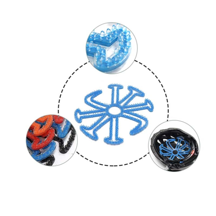 Riding Silicone Helmet Inner Pad Anti-Pressure Hair Breathable Portable Helmet Pad(Orange) - Protective Helmet & Masks by PMC TechLife | Online Shopping South Africa | PMC TechLife | Buy Now Pay Later Mobicred