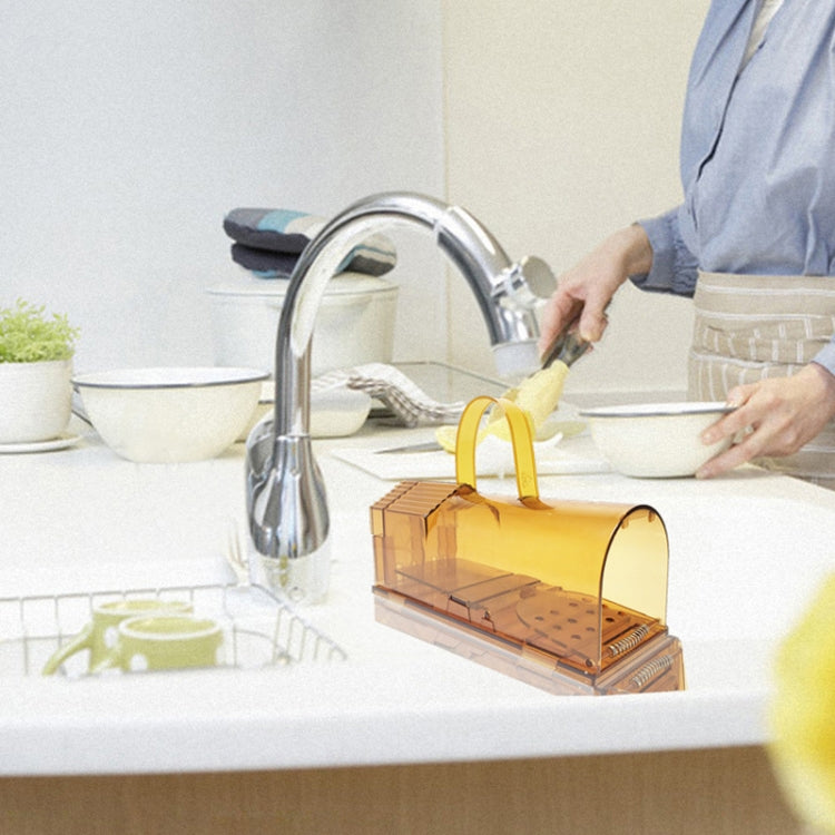 2 PCS  Large Plastic Mousetrap Mouse Cage Pedal Trap(Grey) - Traps by PMC TechLife | Online Shopping South Africa | PMC TechLife | Buy Now Pay Later Mobicred