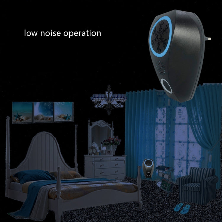 Snowflake Ultrasonic Mosquito Repellent Mouse Repellent, Specification: UK Plug(Black) - Repellents by PMC TechLife | Online Shopping South Africa | PMC TechLife | Buy Now Pay Later Mobicred