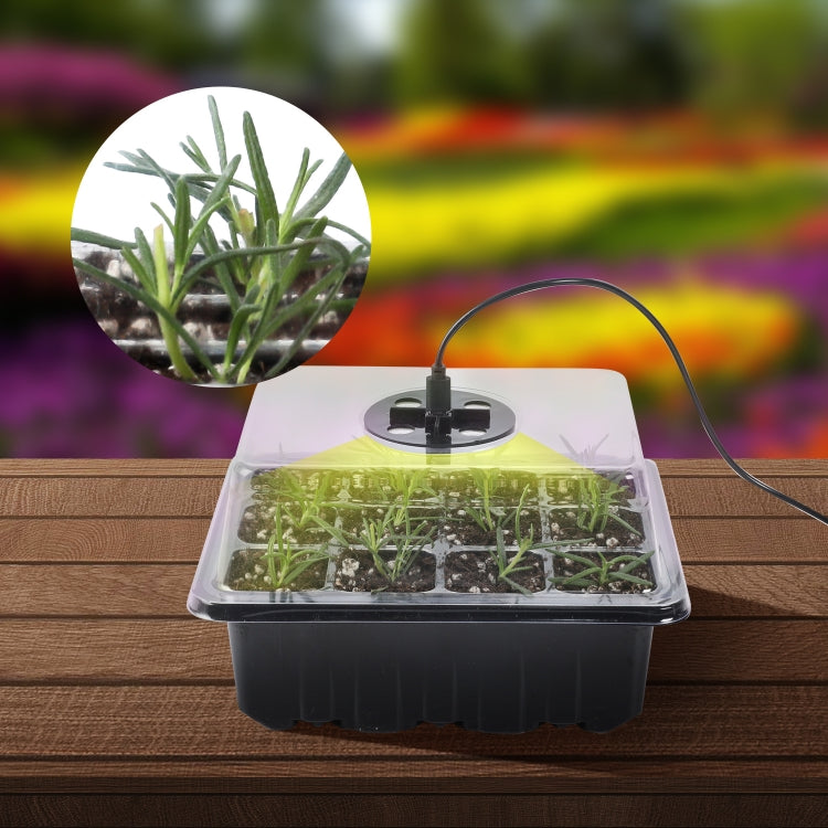 5 Set Plant Seed Starter Trays Kit,Seedling Tray Starter With Grow Light(Green) - free shipping - PMC TechLife - Order now!