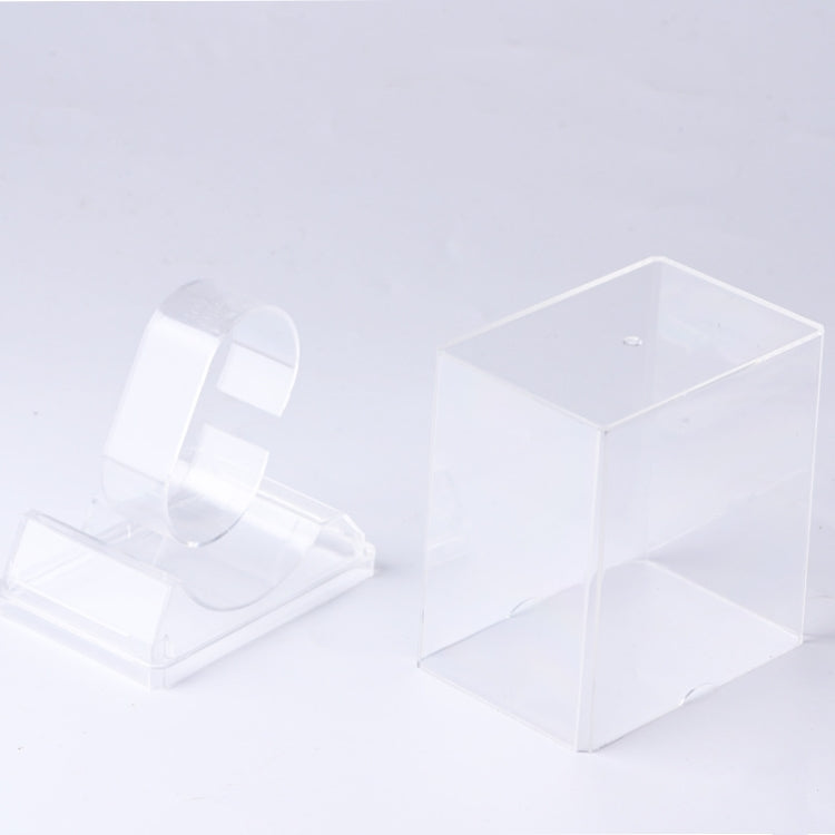 5 PCS Transparent Rectangular Watch Display Box Pull-out Electronic Watch Box(8.8 x7.7x5.4cm) - free shipping - PMC TechLife - Order now!