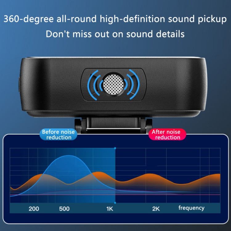 Outdoor Short Video Shooting Noise Reduction Radio Lavalier Microphone With Bluetooth - Microphone by PMC TechLife | Online Shopping South Africa | PMC TechLife | Buy Now Pay Later Mobicred