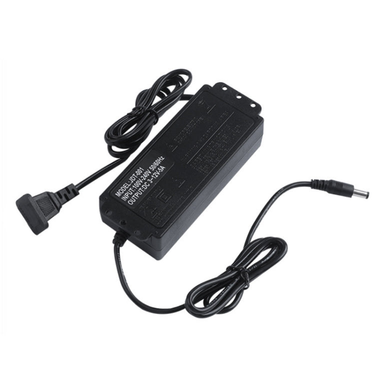 HuaZhenYuan 3-12V5A High Power Speed Regulation And Voltage Regulation Power Adapter With Monitor, Model: US Plug - free shipping - PMC TechLife - Order now!