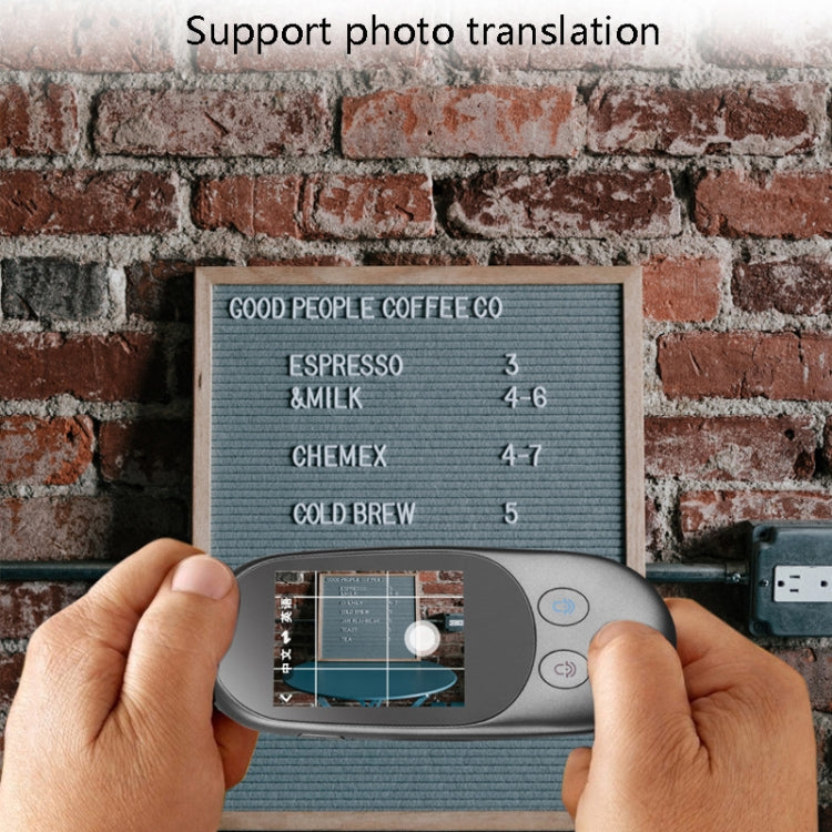 Travel Simultaneous Translator Scanning Recording Intelligent Voice Translator(White) -  by PMC TechLife | Online Shopping South Africa | PMC TechLife | Buy Now Pay Later Mobicred