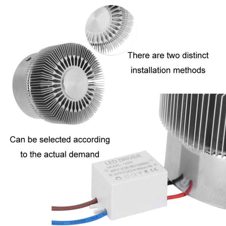 LED Aluminum Aisle Light Sunflower Corridor Lamp Decorative Light, Power source: Visible Installation 1W(White) - Novelty Lighting by PMC TechLife | Online Shopping South Africa | PMC TechLife | Buy Now Pay Later Mobicred