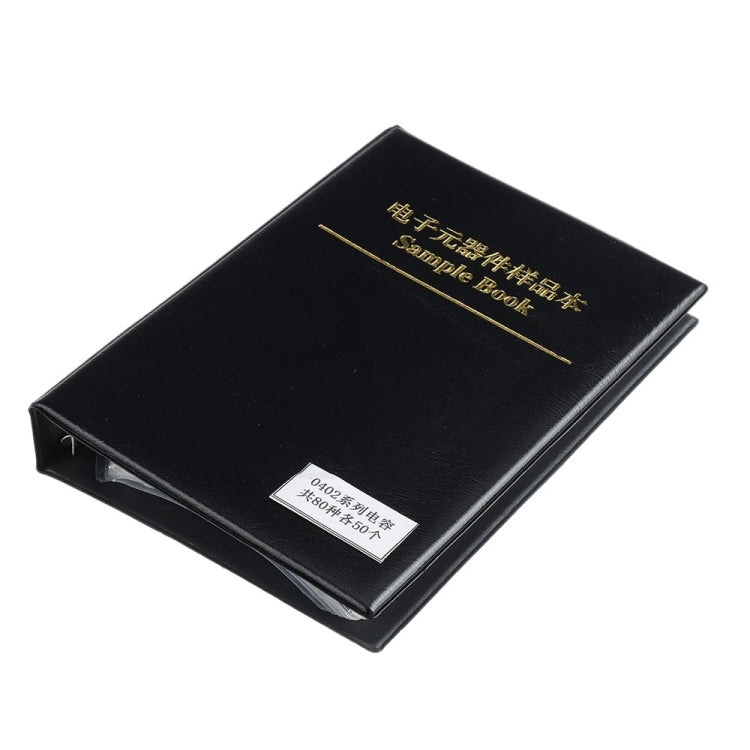 0402 SMD Capacitor Electronic Component Sample Book(80 Kinds 50 Each) - Battery & Resistance Tester by PMC TechLife | Online Shopping South Africa | PMC TechLife | Buy Now Pay Later Mobicred