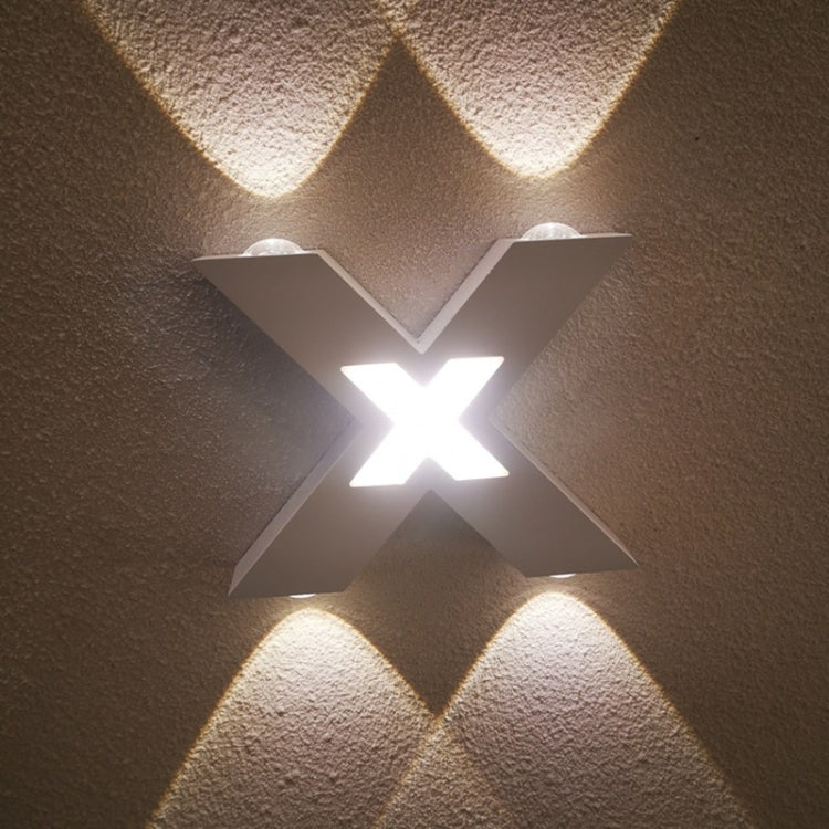 Bedroom Background Wall Lighting Outdoor Courtyard Waterproof Wall Lamp, Light color: Warm White(Black) - Wall Lamps by PMc TechLife | Online Shopping South Africa | PMc TechLife | Buy Now Pay Later Mobicred