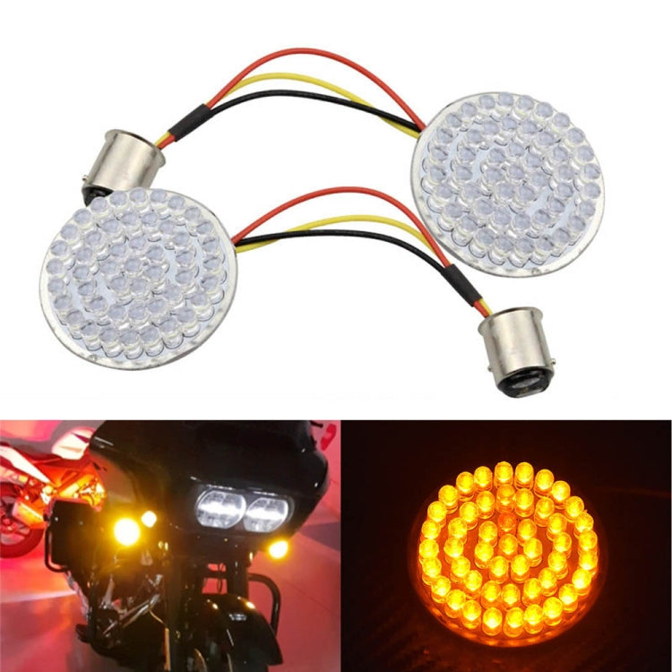 2 PCS Motorcycle LED Signal Steering Lamp For Dyna(Yellow Light 1156 Without Lampshade) - Signal Lights by PMC TechLife | Online Shopping South Africa | PMC TechLife | Buy Now Pay Later Mobicred