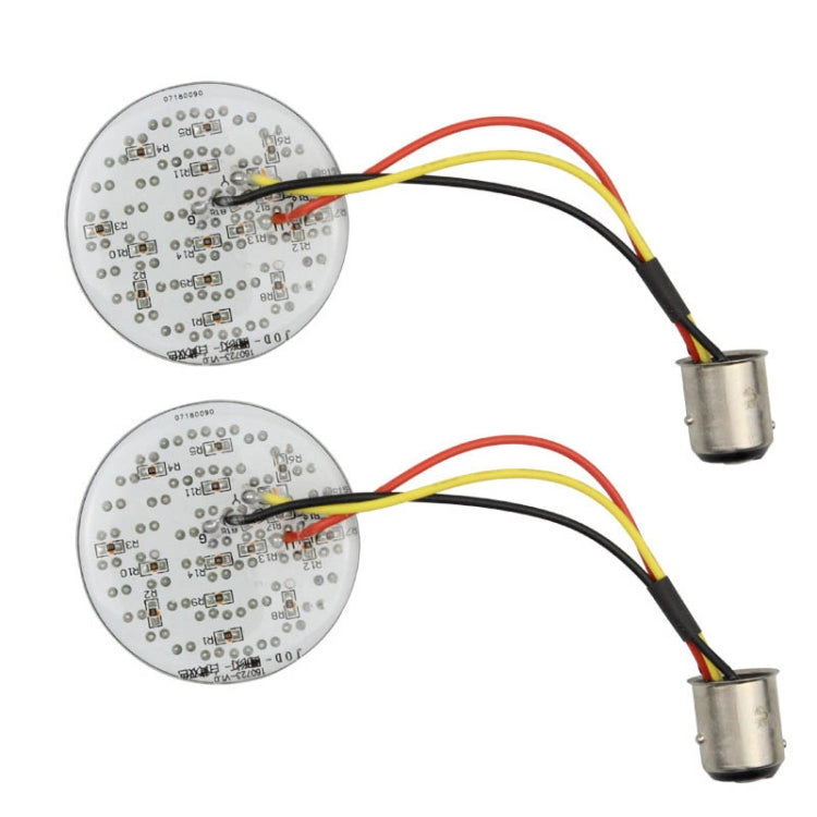 2 PCS Motorcycle LED Signal Steering Lamp For Dyna(Yellow Light 1156 Without Lampshade) - Signal Lights by PMC TechLife | Online Shopping South Africa | PMC TechLife | Buy Now Pay Later Mobicred