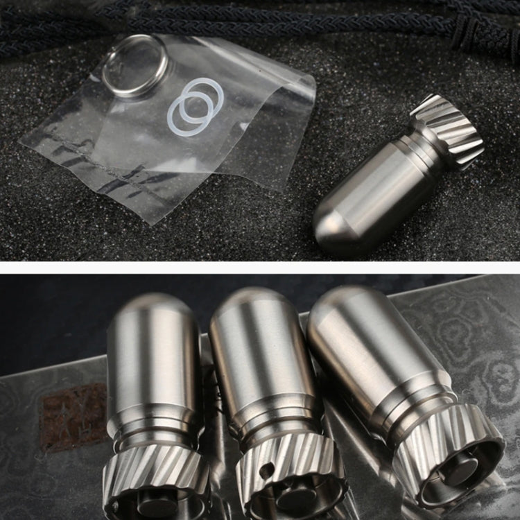 Portable Pure Titanium Mini Waterproof Warehouse Sealed Jar Pill Box, Color: Baked Blue - Emergency Tools by PMC TechLife | Online Shopping South Africa | PMC TechLife | Buy Now Pay Later Mobicred