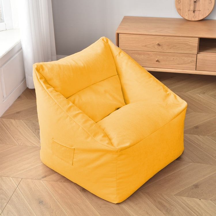 Loafers Sofa BagSkeletonless  Coat, Unfilled, Specification: Chair Cloth Cover(Bright Yellow) - Sofa Covers & Chair Covers by PMC TechLife | Online Shopping South Africa | PMC TechLife | Buy Now Pay Later Mobicred
