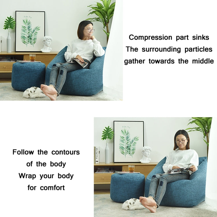 Loafers Sofa BagSkeletonless  Coat, Unfilled, Specification: Chair Cloth Cover(Gemstone Blue) - Sofa Covers & Chair Covers by PMC TechLife | Online Shopping South Africa | PMC TechLife | Buy Now Pay Later Mobicred