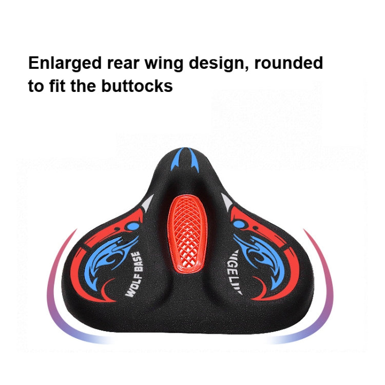 Bicycle Seat Cover Thickened Silicone Shock-absorbing Saddle Cover(Black) - Bicycle Saddle by PMc TechLife | Online Shopping South Africa | PMc TechLife | Buy Now Pay Later Mobicred