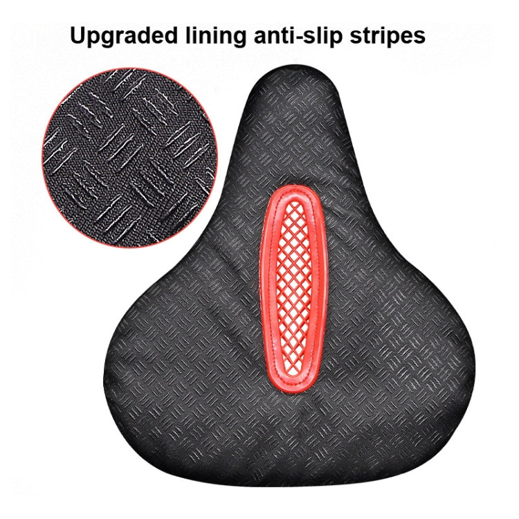Bicycle Seat Cover Thickened Silicone Shock-absorbing Saddle Cover(Black) - Bicycle Saddle by PMc TechLife | Online Shopping South Africa | PMc TechLife | Buy Now Pay Later Mobicred