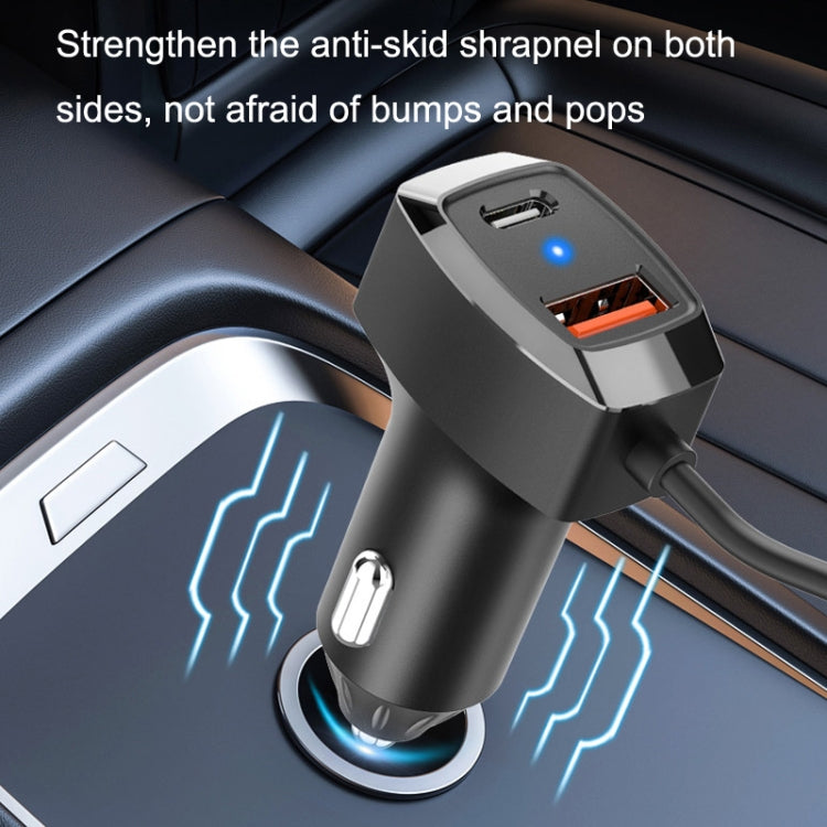 SC02 5 In 1 Mobile Phone Fast Recharge Car Charger - Cigar Socket by PMC TechLife | Online Shopping South Africa | PMC TechLife | Buy Now Pay Later Mobicred