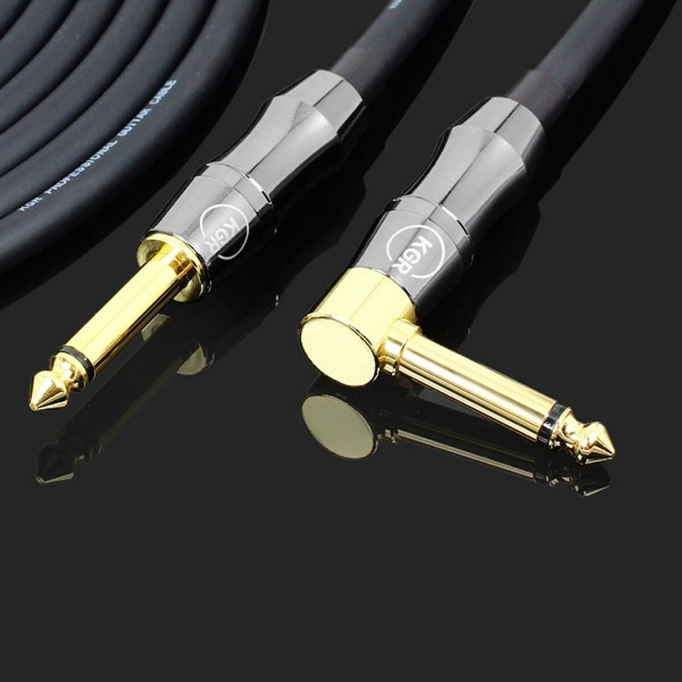 KGR Guitar Cable Keyboard Drum Audio Cable, Specification: 6m(Elbow Straight Jack) - Instrument Audio Cables by KGR | Online Shopping South Africa | PMC TechLife | Buy Now Pay Later Mobicred
