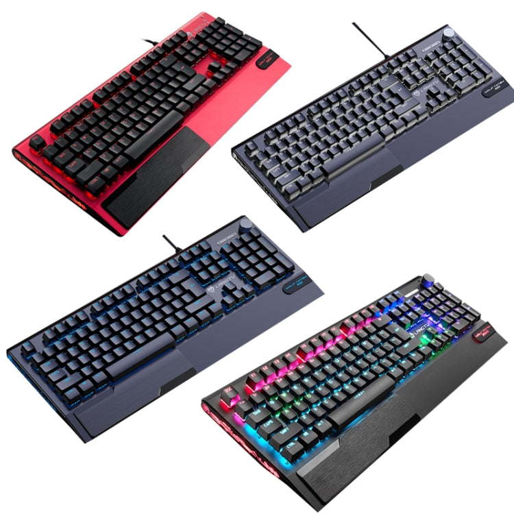 LANGTU K1000 104 Keys Game Luminous USB Handheld Wired Keyboard, Cable Length: 1.5m(Red Green Shaft) - free shipping - PMC Jewellery - Order now!