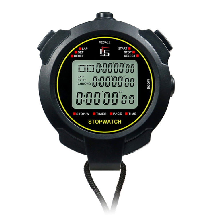 YS Stopwatch Timer Training Fitness Competition Stopwatch, Style: YS-730 30 Memories(Black) - Pedometer by PMc TechLife | Online Shopping South Africa | PMc TechLife | Buy Now Pay Later Mobicred