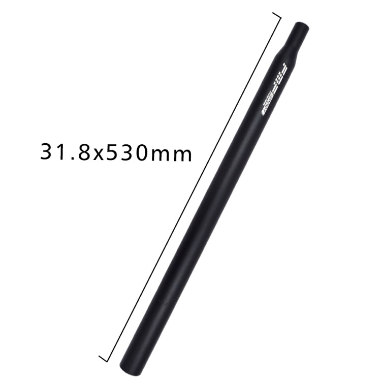 FMFXTR Aluminum Alloy Mountain Bike Extended Seat Post, Specification: 31.8x530mm (Black) - free shipping - PMc TechLife - Order now!