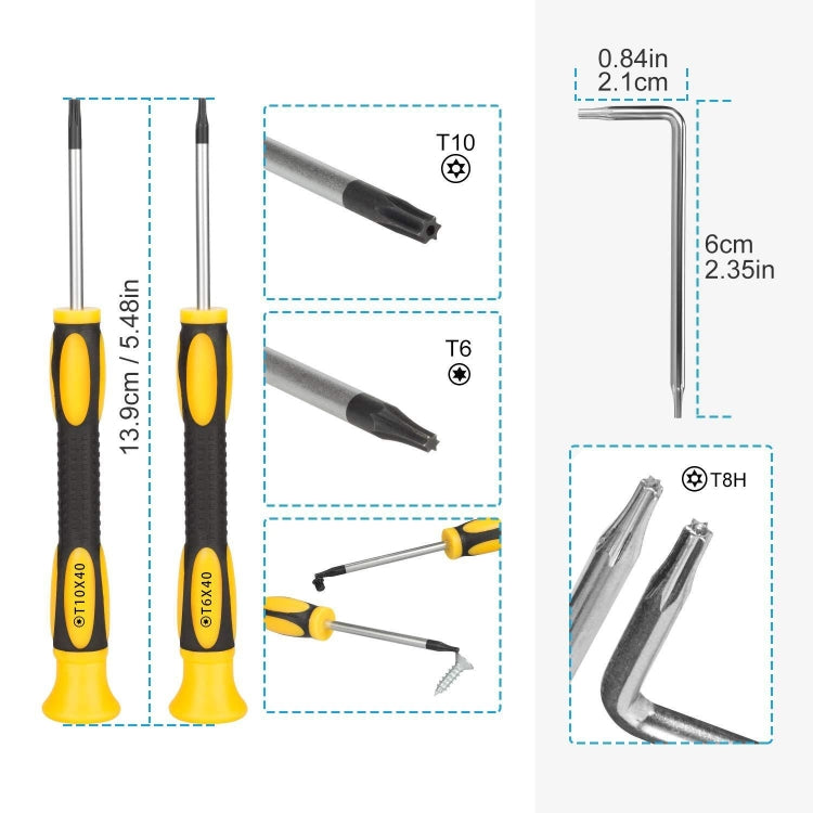 17 In 1 Game Console Repair Screwdriver Tool Set For NS Switch, Series: 17 In 1 (1) - Switch Spare Parts by PMC TechLife | Online Shopping South Africa | PMC TechLife | Buy Now Pay Later Mobicred