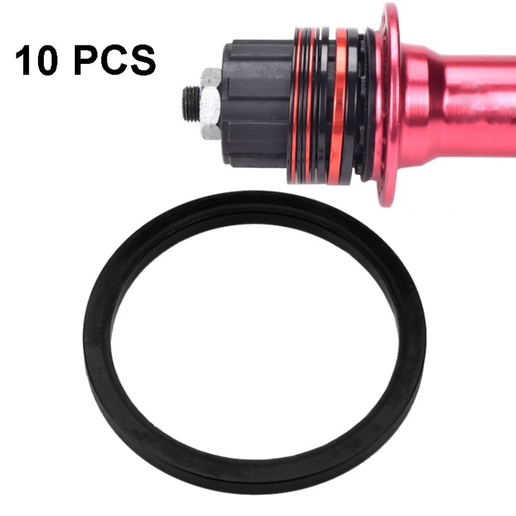 10 PCS FMFXTR Bicycle BB Middle Shaft Flying Wheel Cushion, Thickness: 2.5mm (Black) - Cap Component by FMFXTR | Online Shopping South Africa | PMc TechLife | Buy Now Pay Later Mobicred